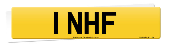 Registration number 1 NHF